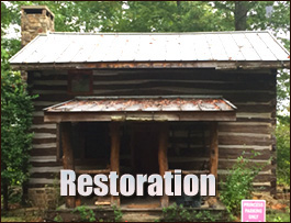 Historic Log Cabin Restoration  Perrysburg, Ohio